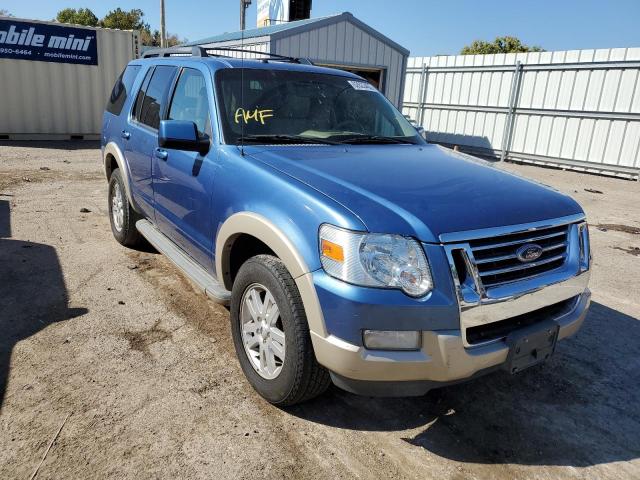 1FMEU74E19UA44518 - 2009 FORD EXPLORER E BLUE photo 1