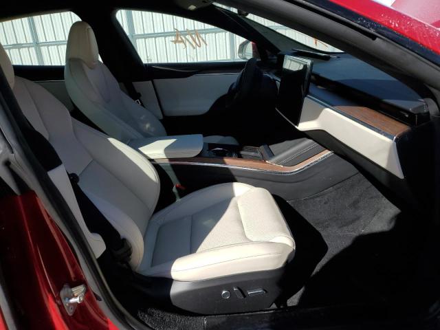 5YJSA1E57NF490462 - 2022 TESLA MODEL S Կարմիր լուսանկար 5