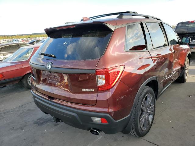 5FNYF7H5XKB002921 - 2019 HONDA PASSPORT E RED photo 4