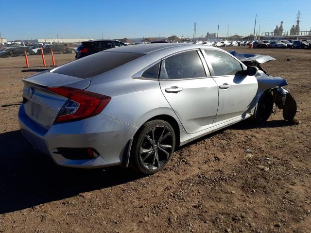 19XFC2F82ME000041 - 2021 HONDA CIVIC SPOR SILVER photo 4