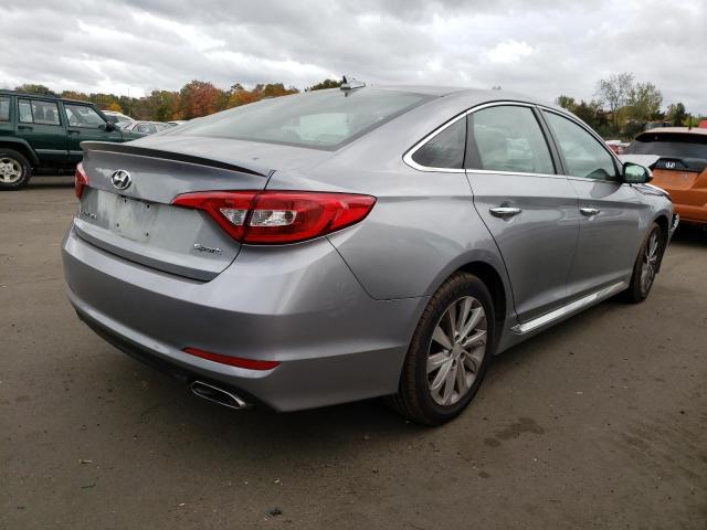 5NPE34AF0GH424041 - 2016 HYUNDAI SONATA SPO GRAY photo 4