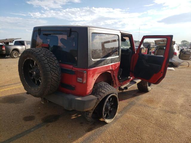 1J4AA2D16BL597005 - 2011 JEEP WRANGLER S RED photo 4