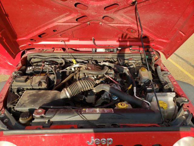 1J4AA2D16BL597005 - 2011 JEEP WRANGLER S RED photo 7