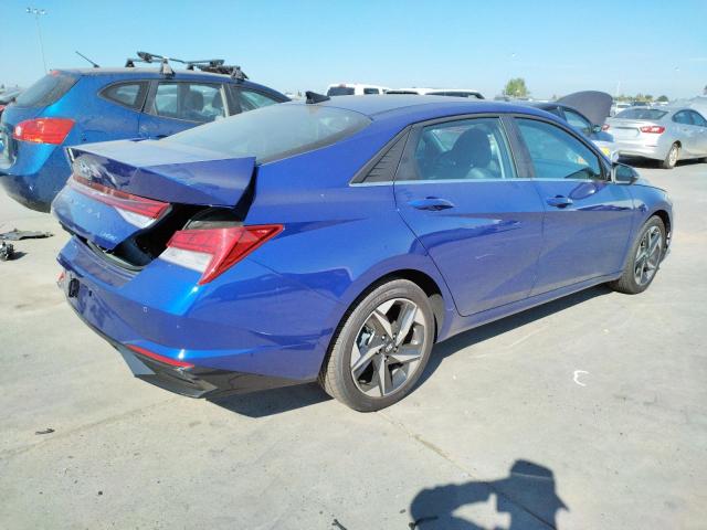 KMHLP4AG3NU349418 - 2022 HYUNDAI ELANTRA LI BLUE photo 4