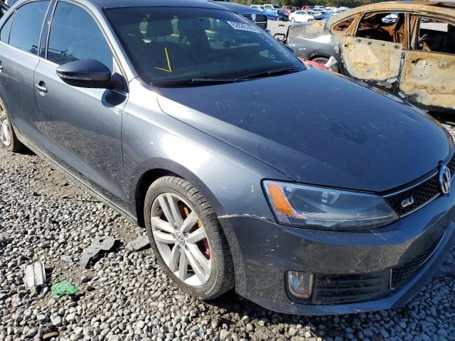 3VW4T7AJ4EM398680 - 2014 VOLKSWAGEN JETTA GLI GRAY photo 9