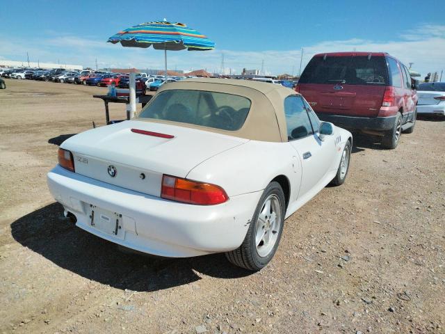 4USCH7325VLB79733 - 1997 BMW Z3 1.9 WHITE photo 4