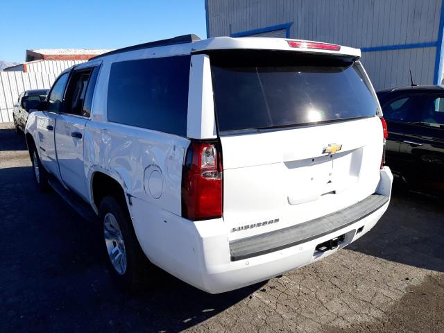 1GNSKHKC8LR268455 - 2020 CHEVROLET SUBURBAN K WHITE photo 3