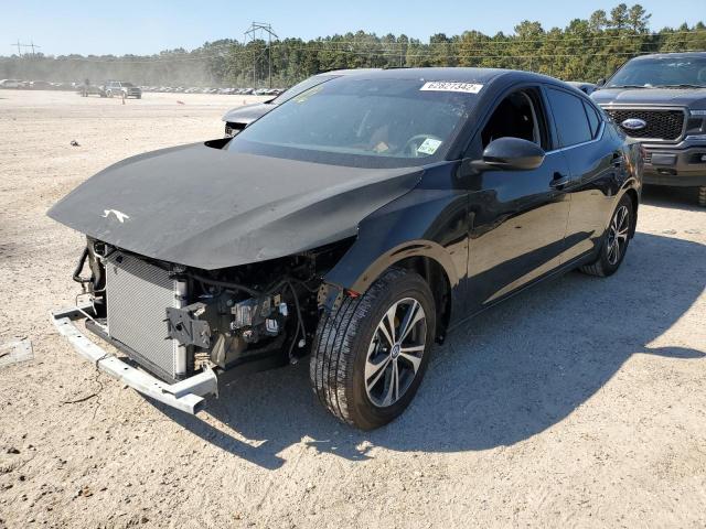 3N1AB8CV5NY229858 - 2022 NISSAN SENTRA SV BLACK photo 2