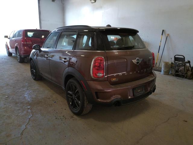 WMWZC5C54DWP33736 - 2013 MINI COOPER S C BURGUNDY photo 3