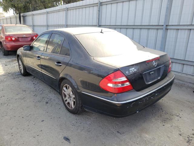 WDBUF56J46A766957 - 2006 MERCEDES-BENZ E 350 BLACK photo 3