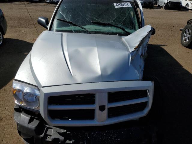 1D7HW48N06S576294 - 2006 DODGE DAKOTA QUA SILVER photo 7