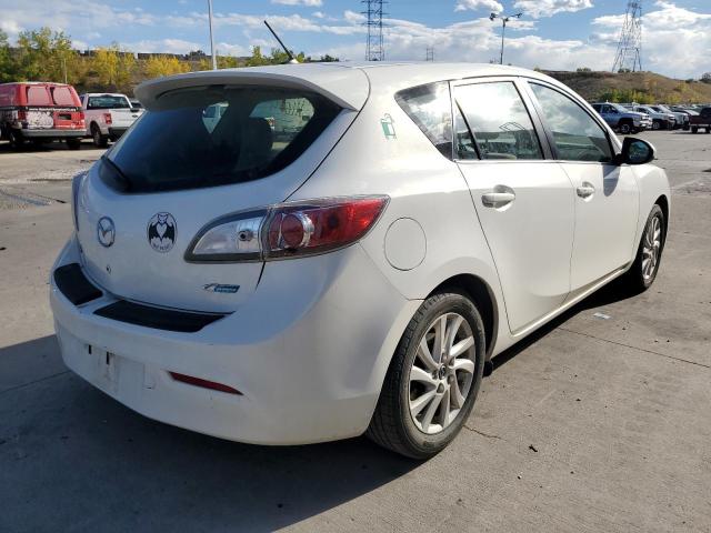 JM1BL1L7XD1794942 - 2013 MAZDA 3 I WHITE photo 4