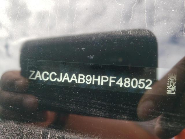 ZACCJAAB9HPF48052 - 2017 JEEP RENEGADE S GRAY photo 10