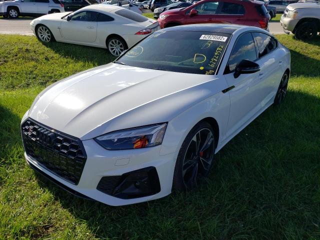 WAUB4CF52PA006269 - 2023 AUDI S5 PRESTIG WHITE photo 2