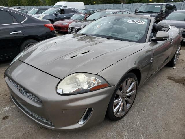 SAJWA4EC9AMB38474 - 2010 JAGUAR XKR GRAY photo 2