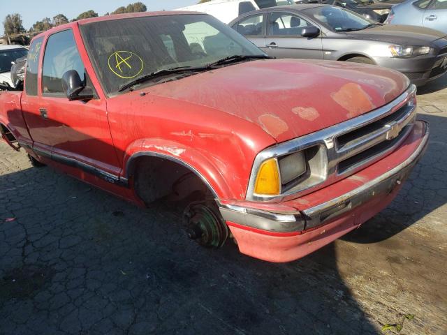 1GCCS19X6TK131536 - 1996 CHEVROLET S TRUCK S1 RED photo 9