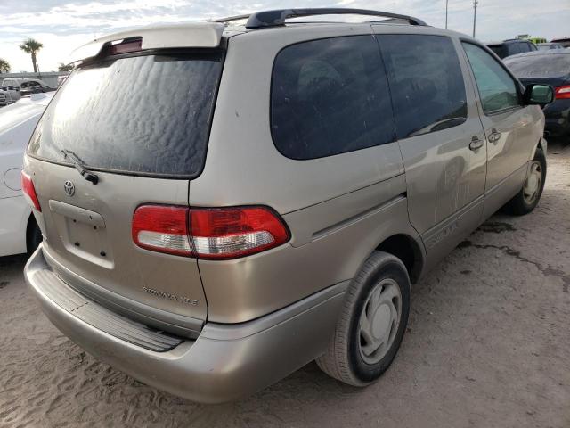 4T3ZF13C52U429943 - 2002 TOYOTA SIENNA LE BEIGE photo 4