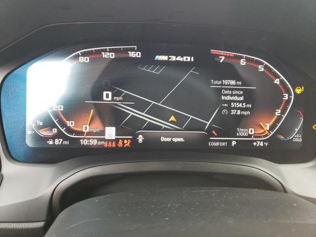 WBA5U7C07LFH47840 - 2020 BMW M340I WHITE photo 8