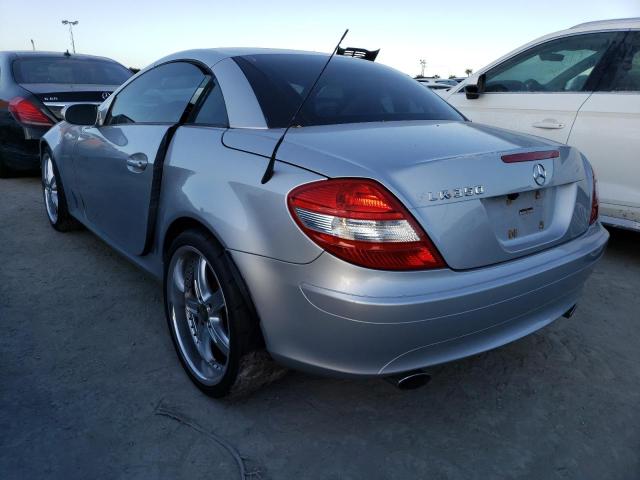 WDBWK56F56F098833 - 2006 MERCEDES-BENZ SLK 350 SILVER photo 3