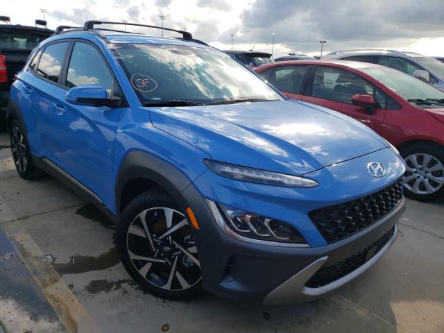 KM8K53A38NU819242 - 2022 HYUNDAI KONA LIMIT BLUE photo 1