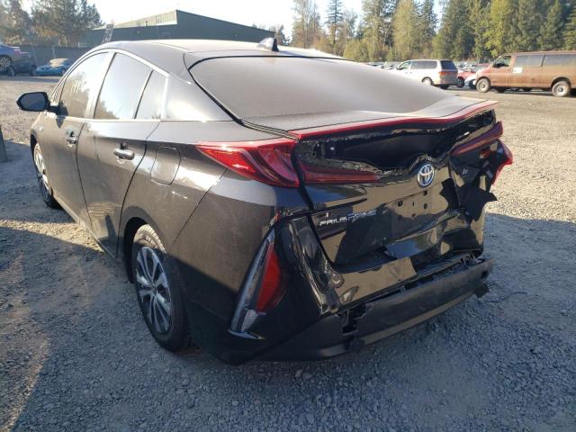 JTDKAMFP0M3191487 - 2021 TOYOTA PRIUS PRIM 黑色 照片 3