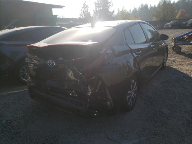 JTDKAMFP0M3191487 - 2021 TOYOTA PRIUS PRIM 黑色 照片 4
