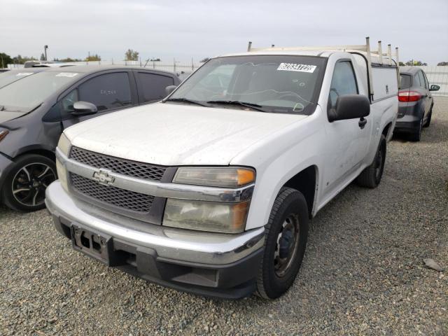 1GCCS149078230431 - 2007 CHEVROLET COLORADO WHITE photo 2