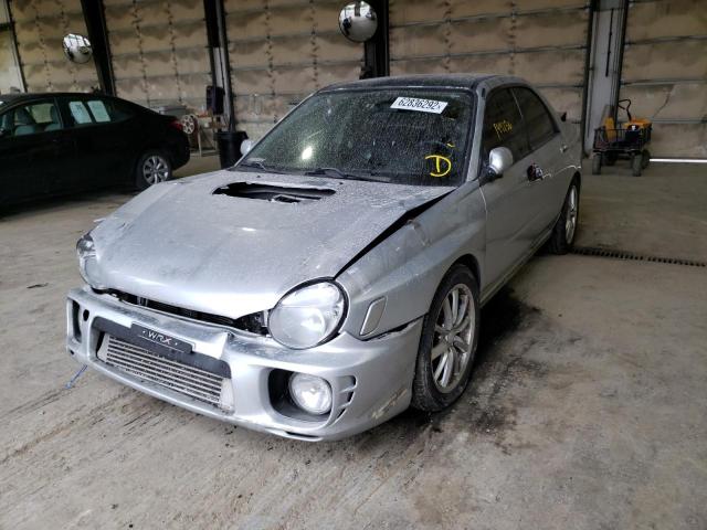 JF1GD29633H505239 - 2003 SUBARU IMPREZA WR SILVER photo 2