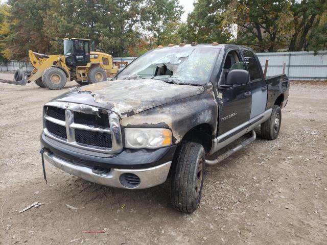 3D7KS28DX5G778952 - 2005 DODGE RAM 2500 S BLACK photo 2
