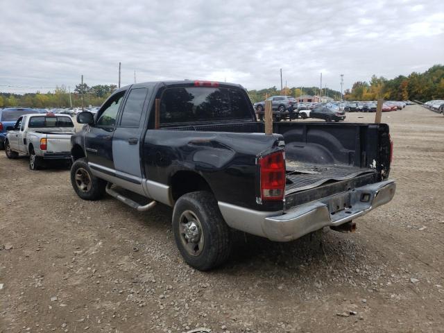 3D7KS28DX5G778952 - 2005 DODGE RAM 2500 S BLACK photo 3