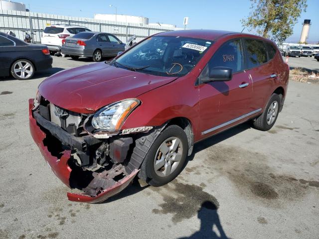 JN8AS5MT2EW602732 - 2014 NISSAN ROGUE SELE RED photo 2