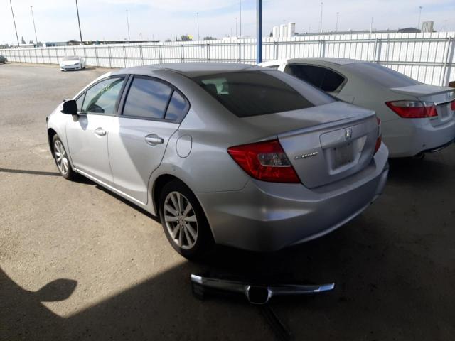 2HGFB2F94CH589481 - 2012 HONDA CIVIC EXL Gümüş foto 3