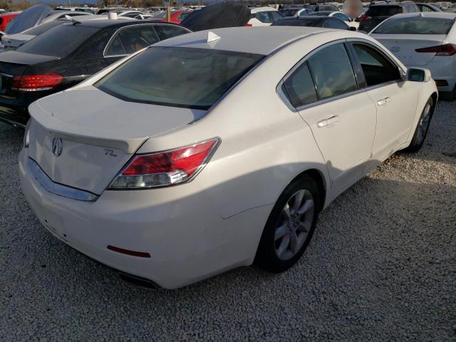 19UUA8F52EA006935 - 2014 ACURA TL TECH WHITE photo 4
