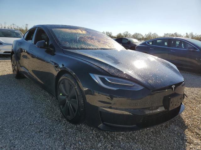 5YJSA1E58MF455427 - 2021 TESLA MODEL S Սև լուսանկար 1