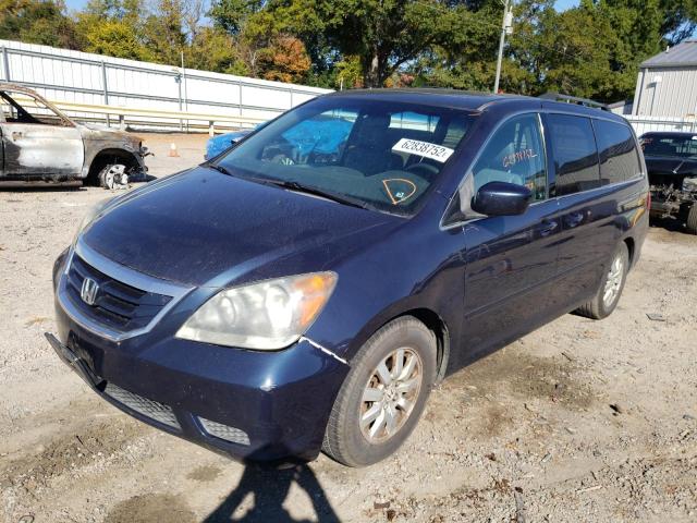 5FNRL38639B403283 - 2009 HONDA ODYSSEY BLUE photo 2