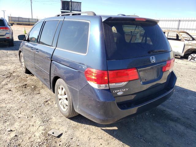 5FNRL38639B403283 - 2009 HONDA ODYSSEY BLUE photo 3