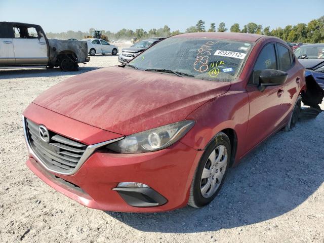 JM1BM1T74F1222636 - 2015 MAZDA 3 SV RED photo 2