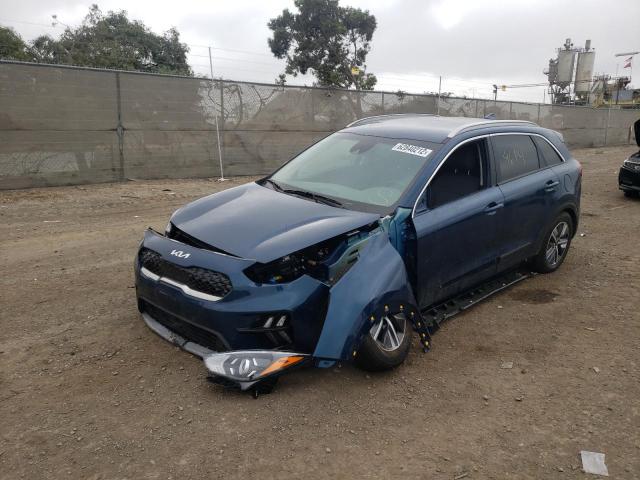 KNDCB3LC3N5548177 - 2022 KIA NIRO LX BLUE photo 2