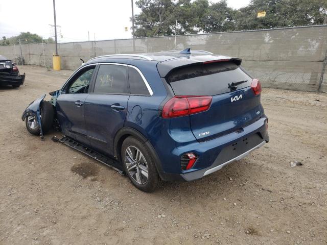 KNDCB3LC3N5548177 - 2022 KIA NIRO LX BLUE photo 3