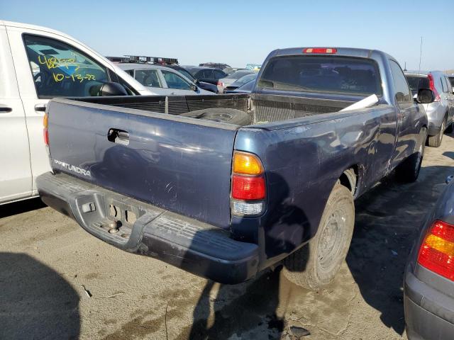 5TBJN32134S439458 - 2004 TOYOTA TUNDRA BLUE photo 4