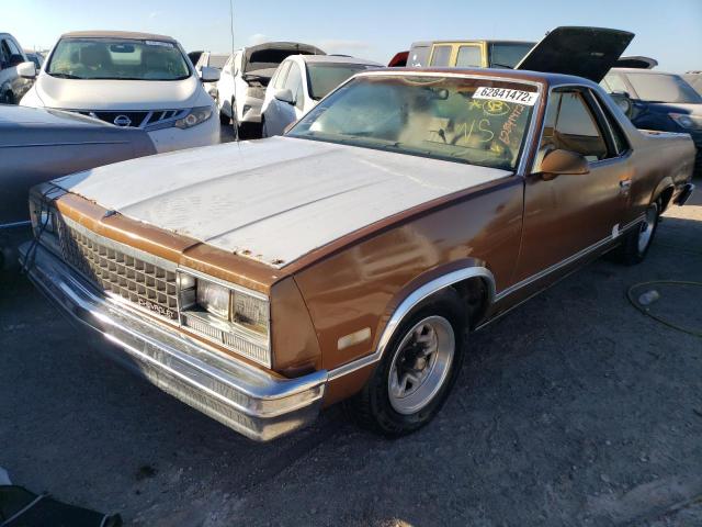 3GCCW80Z6GS902017 - 1986 CHEVROLET EL CAMINO BROWN photo 2