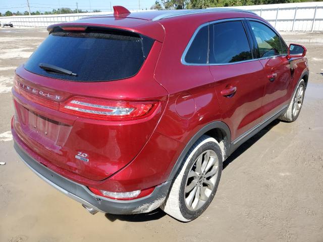 5LMCJ1A91FUJ05217 - 2015 LINCOLN MKC RED photo 4