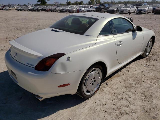 JTHFN48Y520027273 - 2002 LEXUS SC 430 WHITE photo 4