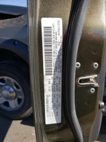 3C6UD5DL3CG106022 - 2012 DODGE RAM 2500 S GREEN photo 10