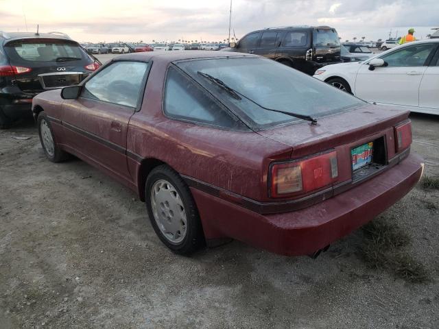 JT2MA70J8H0062301 - 1987 TOYOTA SUPRA SPOR BURGUNDY photo 3