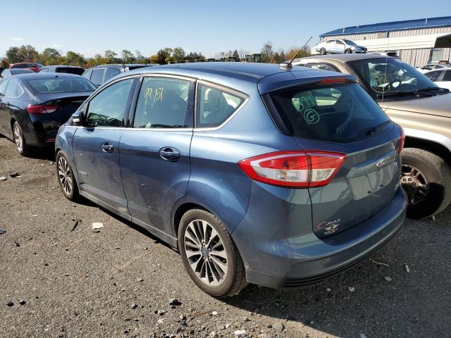 1FADP5DU9JL104421 - 2018 FORD C-MAX TITA BLUE photo 3