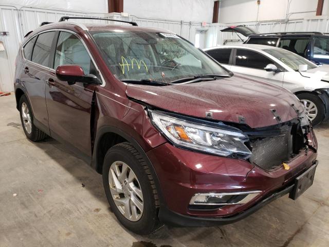 5J6RM4H72GL121328 - 2016 HONDA CR-V EXL BURGUNDY photo 1