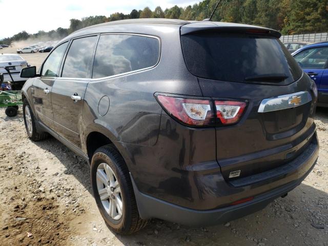 1GNKRJKD4DJ112263 - 2013 CHEVROLET TRAVERSE L GRAY photo 3