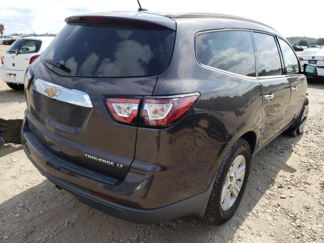 1GNKRJKD4DJ112263 - 2013 CHEVROLET TRAVERSE L GRAY photo 4