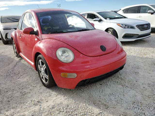 3VWCP21C21M424742 - 2001 VOLKSWAGEN NEW BEETLE 红色 照片 1